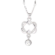 Load image into Gallery viewer, Elegant Double Heart Pendant Necklace