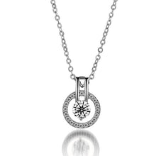 Load image into Gallery viewer, Classic Austrian Crystal Round Pendant Necklace